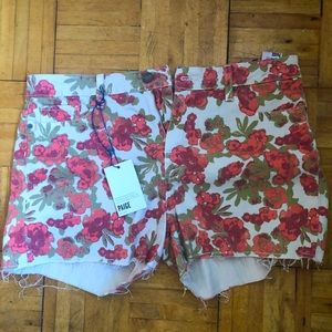 Floral Paige Denim Shorts